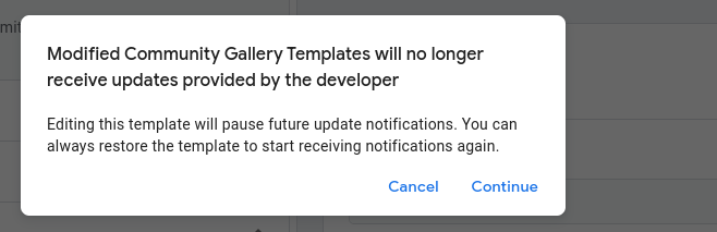 modifying permissions breaks gallery link